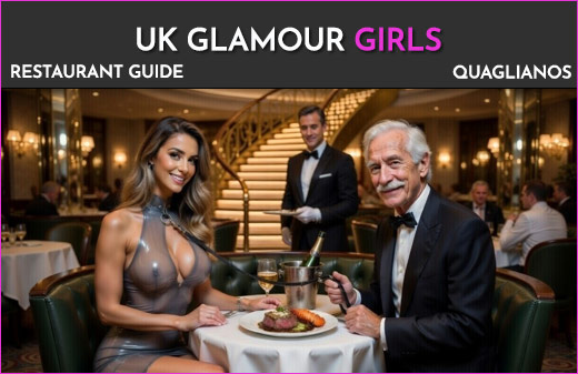 London Escort Dinner Date with a high class escort at Quaglinos St James