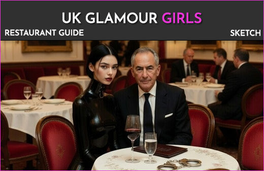 London Escorts Dinner Dates -  Sketch - a night out in London with an elite, high class escort